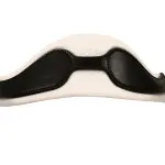 Dressage Anti-Pressure Raised Comfort White Padded Clear Bling Bridle