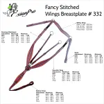 Rockmountain's Fancy Wings Horse Breastplate with Running Attachment