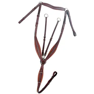 Rockmountain's Fancy Wings Horse Breastplate with Running Attachment